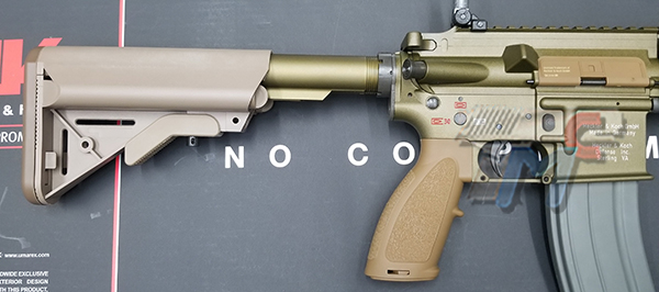 Umarex (VFC) HK416 CAG Gas Blow Back (TAN) - Click Image to Close